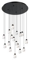 Stars of Light 17-lichts hanglampSindicat zwart - 390413