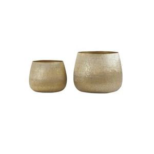 Light & Living - Pot GENOLU - Ø50x37.5cm - Goud - Set van 2