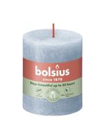 Bolsius kaars rustiek 7x8 cm sky blue