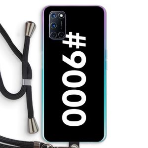 #9000: Oppo A92 Transparant Hoesje met koord