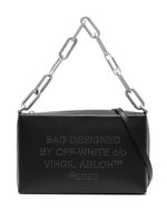 Off-White sac porté épaule à logo orné de cristaux - Noir - thumbnail