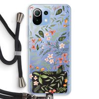 Sweet little flowers: Xiaomi Mi 11 Lite Transparant Hoesje met koord
