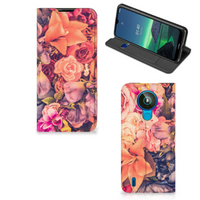 Nokia 1.4 Smart Cover Bosje Bloemen