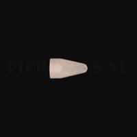 Spike 1.6 mm acryl opaal groot