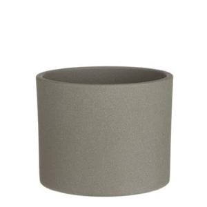 Mica Decorations - Era pot rond l.groen sand - h14,5xd17,5cm