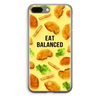Eat Balanced: iPhone 8 Plus Transparant Hoesje