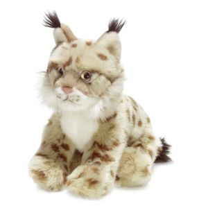 WNF pluche lynx knuffel wit 23 cm