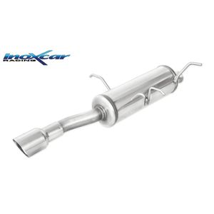 InoxCar uitlaat passend voor Peugeot 306 1.6 Cabrio 89pk 1993-1997 1x90mm Rally IXPE3060790RA