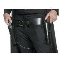 Western riem - zwart - 2 holsters - speelgoed wapens - Cowboy Western riem - zwart - 2 holsters - speelgoed wapens - Cowboy