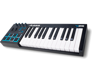 Alesis V25 MIDI toetsenbord 25 toetsen USB Zwart