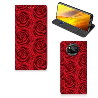 Xiaomi Poco X3 Pro | Poco X3 Smart Cover Red Roses Xiaomi Poco X3 Pro | Poco X3 Smart Cover Red Roses