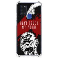 Samsung Galaxy A21s Anti Shock Case Zombie Blood - thumbnail