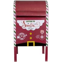 Kerstman brievenbus/mailbox - rood - staand - 52 cm - Letter to Santa - kerstdecoratie Kerstman brievenbus/mailbox - rood - staand - 52 cm - Letter to Santa - kerstdecoratie
