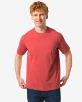 HEMA Heren T-shirt Relaxed Fit Rood (rood)