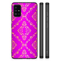 Hoesje TPU Samsung Galaxy A51 Barok Roze Hoesje TPU Samsung Galaxy A51 Barok Roze