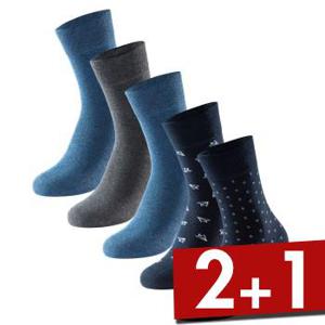 Schiesser 5 stuks Men Blue Bird Socks