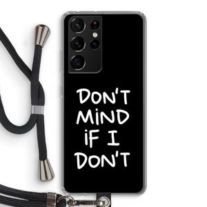 Don't Mind: Samsung Galaxy S21 Ultra Transparant Hoesje met koord