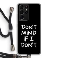 Don't Mind: Samsung Galaxy S21 Ultra Transparant Hoesje met koord