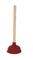 Kirchhoff Uitloopreiniger met houten handvat, Ø 140 mm - 99908200