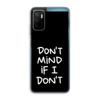 Don't Mind: Xiaomi Poco M3 Pro 5G Transparant Hoesje