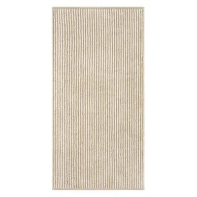 Cawö Cawö Two-Tone Stripe Badlaken 80x150 sand