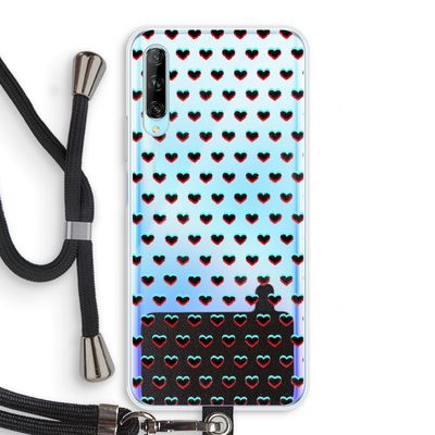 Hartjes: Huawei P Smart Pro Transparant Hoesje met koord