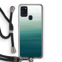 Ocean: Samsung Galaxy A21s Transparant Hoesje met koord