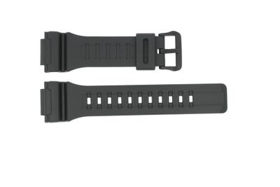 Horlogeband Casio W-736H / W-735H / AEQ-110 / AQ-S81 Rubber Zwart 18mm
