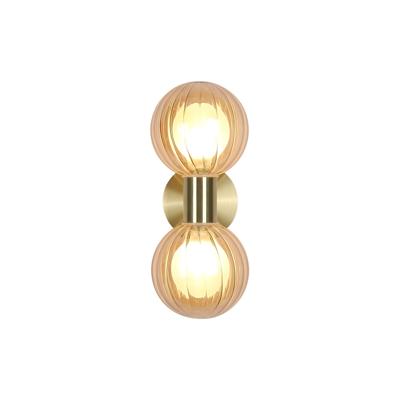 Searchlight WandlampLuminsphere goud dubbel - 30507GO