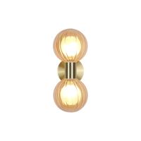 Searchlight WandlampLuminsphere goud dubbel - 30507GO