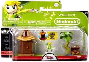 Zelda Microland Playset - Outset Island with Link
