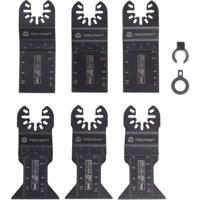 TOOLCRAFT TO-10283859 Bimetaal Multitool toebehorenset 6 stuk(s)