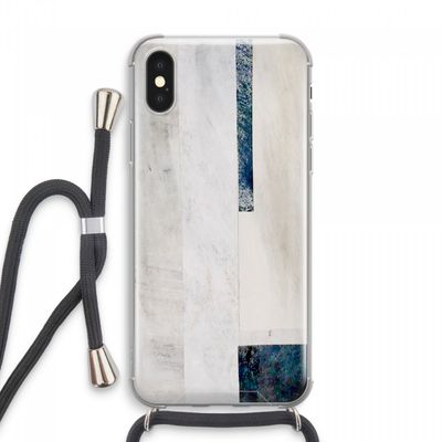 Meet you there: iPhone XS Max Transparant Hoesje met koord