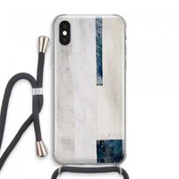 Meet you there: iPhone XS Max Transparant Hoesje met koord