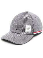 Thom Browne casquette en laine à imprimés multiples - Noir