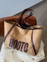 Monogram Groot Capaciteit Verdrietig Canvas Emmer Tas Tote Tas - thumbnail