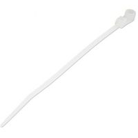 StarTech.com CBMZTS10N4 kabelbinder Losmaakbare kabelbinder Nylon, Kunststof Wit 100 stuk(s)