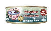 Renske vers Kerstdiner Kip met konijn paté - kat 70 gram