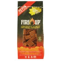 Fire-up Barbecue aanmaakblokjes - 72x - bruin - reukloos - niet giftig - BBQ   - - thumbnail