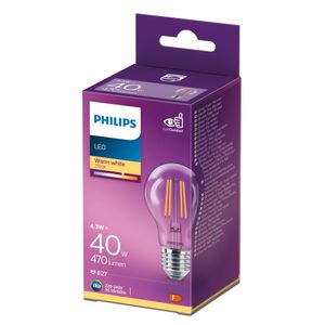 Philips Led Filament Bulb 40W E27 box bij Jumbo