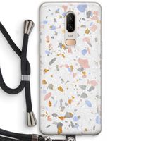 Terrazzo N°8: OnePlus 6 Transparant Hoesje met koord