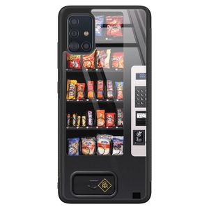 Samsung Galaxy A51 glazen hardcase - Snoepautomaat