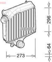 Intercooler, inlaatluchtkoeler DIT28023 - thumbnail