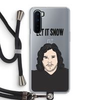 Let It Snow: OnePlus Nord Transparant Hoesje met koord