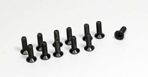 Absima - Flat Cross Screw 3x10 (12) Buggy/Truggy (1230048)