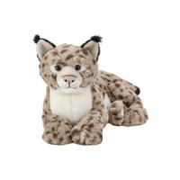 Nature Planet pluche Lynx - knuffeldier - 39cm - wilde dieren knuffel