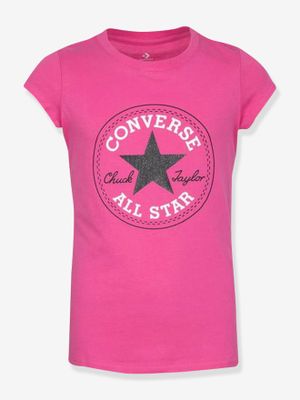 T-shirt Timeless Chuck Patch Tee CONVERSE rozen T-shirt Timeless Chuck Patch Tee CONVERSE rozen