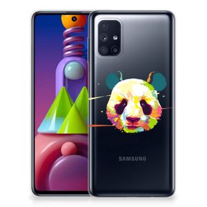 Samsung Galaxy M51 Telefoonhoesje met Naam Panda Color