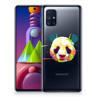 Samsung Galaxy M51 Telefoonhoesje met Naam Panda Color - thumbnail