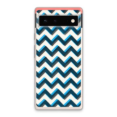 Onderbroken lijn: Google Pixel 6 Transparant Hoesje